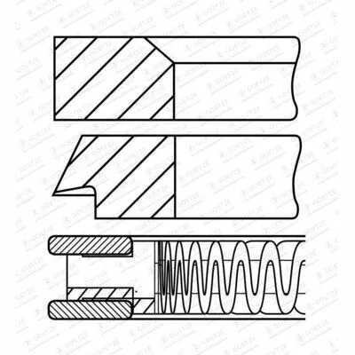 GOETZE ENGINE 08-151200-00 Fascia Elastica Compra Adesso