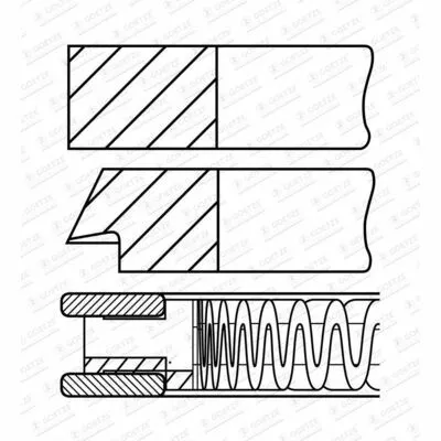 GOETZE ENGINE 08-306907-00 Fascia Elastica Occasione Imperdibile