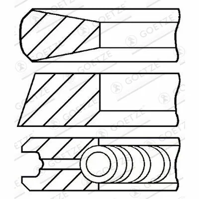 Solo Oggi GOETZE ENGINE 08-785400-00 Fascia Elastica