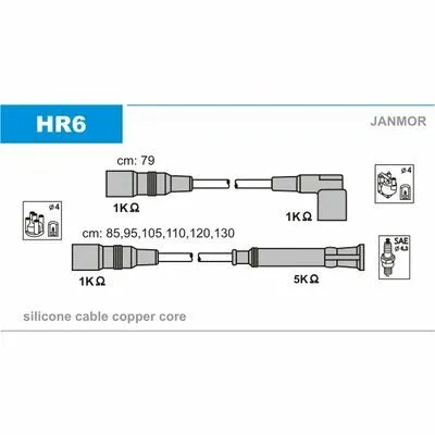 JANMOR HR6 Cavo Accensione Ordina Subito
