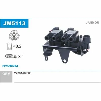 JANMOR JM5113 Bobina d‘Accensione Promozione Esclusiva