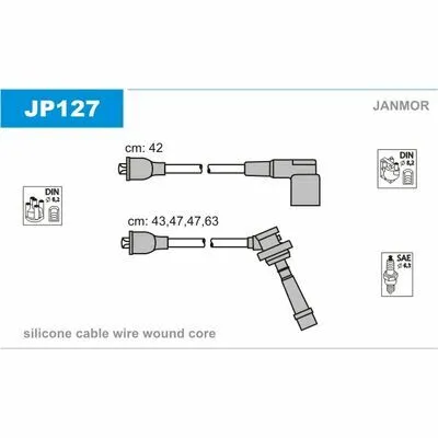 JANMOR JP127 Cavo Accensione Soddisfatti O Rimborsati