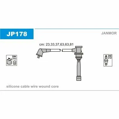 JANMOR JP178 Cavo Accensione Spedito Oggi