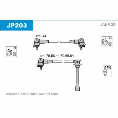 JANMOR JP203 Cavo Accensione Spedito Oggi