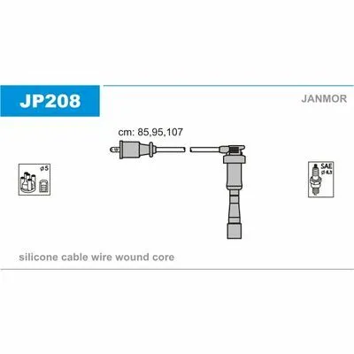 JANMOR JP208 Cavo Accensione Subito Disponibile