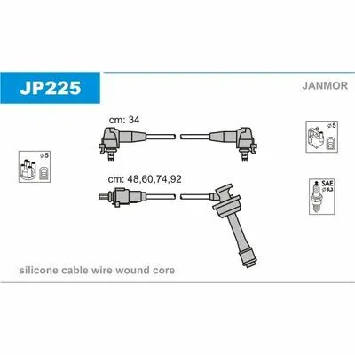 JANMOR JP225 Cavo Accensione Ordina Subito