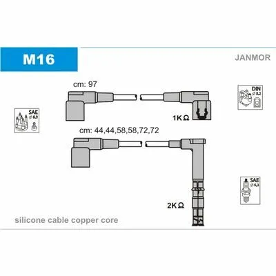 JANMOR M16 Cavo Accensione Offerta