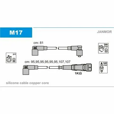 Scelto Dai Clienti JANMOR M17 Cavo Accensione