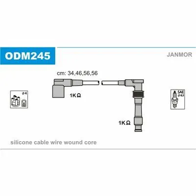 JANMOR ODM245 Cavo Accensione Popolare