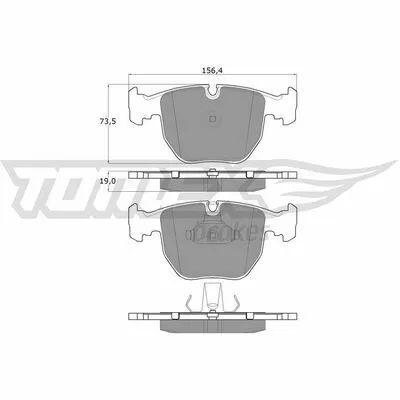 Compra Online TOMEX BRAKES TX 13-23 Kit Pastiglie Freno, Freno a Disco