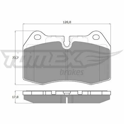 TOMEX BRAKES TX 13-24 Kit Pastiglie Freno, Freno a Disco Prezzo Scontato