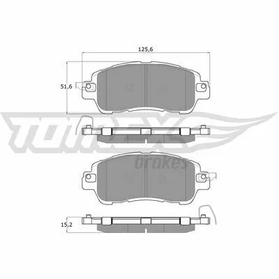 TOMEX BRAKES TX 18-26 Kit Pastiglie Freno, Freno a Disco Prezzo Scontato