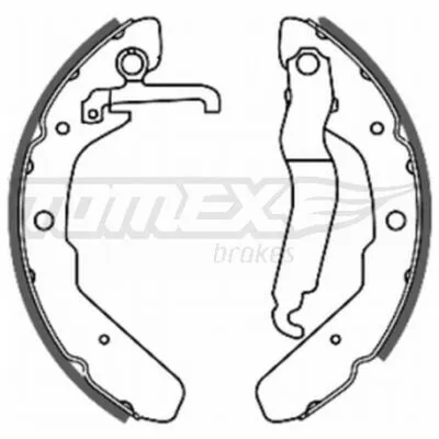 Spedito Oggi TOMEX BRAKES TX 20-48 Kit Ganasce Freno