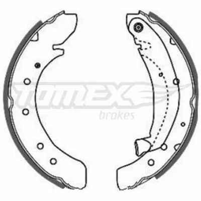 TOMEX BRAKES TX 20-50 Kit Ganasce Freno Esclusivo