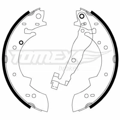 TOMEX BRAKES TX 20-62 Kit Ganasce Freno Spedizione Espresso