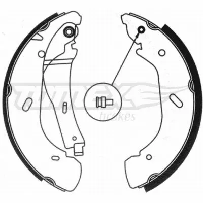 Prezzo Scontato TOMEX BRAKES TX 20-95 Kit Ganasce Freno