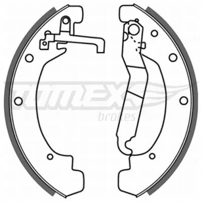 TOMEX BRAKES TX 21-12 Kit Ganasce Freno Reso Gratuito