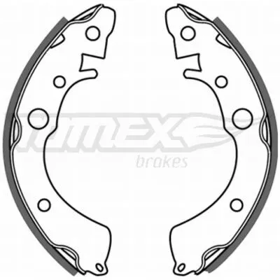 Consegna Rapida TOMEX BRAKES TX 21-35 Kit Ganasce Freno