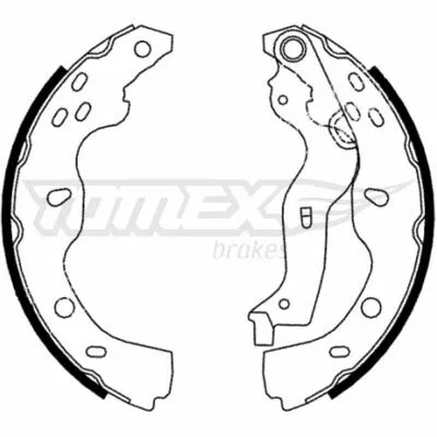 TOMEX BRAKES TX 22-38 Kit Ganasce Freno Professionale