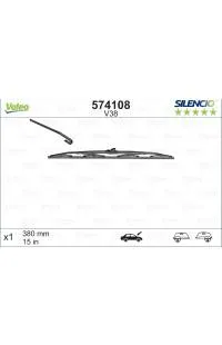 VALEO SILENCIO Spazzola tergi MM380 V38 Prezzo Scontato