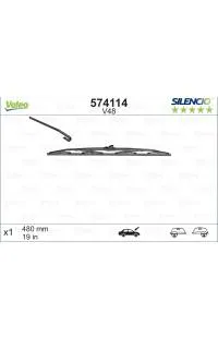 VALEO SILENCIO Spazzola tergi V48 480MM Ultimissimo Modello