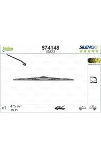 VALEO SILENCIO Spazzola tergi VM23 475MM Super Prezzo