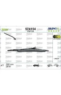 VALEO SILENCIO Spazzola tergi VM104 MM500 Promozione Esclusiva