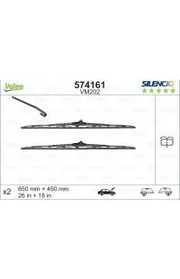 VALEO SILENCIO Spazzola tergi VM 202 2PZ Promo Stagionale