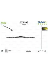 Spedito Oggi VALEO SILENCIO Spazzola tergi VM44