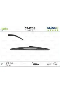 VALEO SILENCIO Spazzola tergi VR43 POST Miglior Prezzo