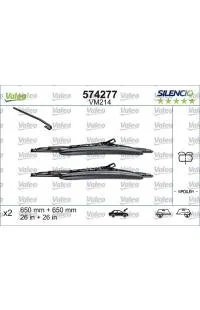 Prezzo Conveniente VALEO SILENCIO Spazzola tergi (kit dx+sx)