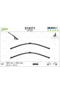 Prezzo Scontato Spazzola tergi (kit dx+sx)