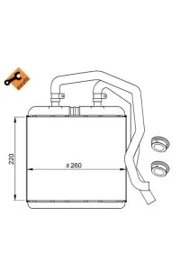 Bestseller Scambiatore calore, Riscaldamento abitacolo