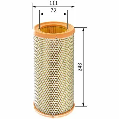 BOSCH 1 457 433 229 Filtro Aria Promozione Esclusiva