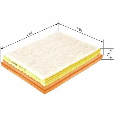 Super Prezzo BOSCH 1 457 433 655 Filtro Aria