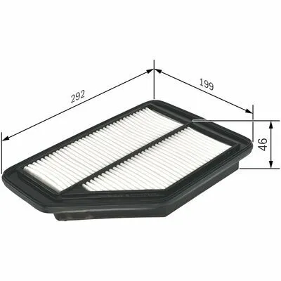 Spedito Oggi BOSCH F 026 400 159 Filtro Aria
