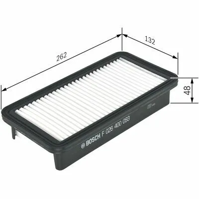 BOSCH F 026 400 093 Filtro Aria Promo Stagionale