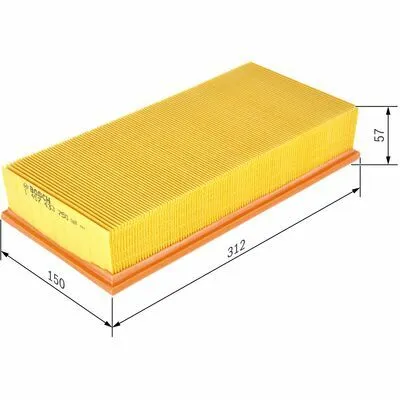 BOSCH 1 457 433 750 Filtro Aria Scelto Dai Clienti