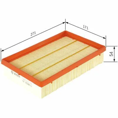 BOSCH 1 457 433 152 Filtro Aria Promo Stagionale