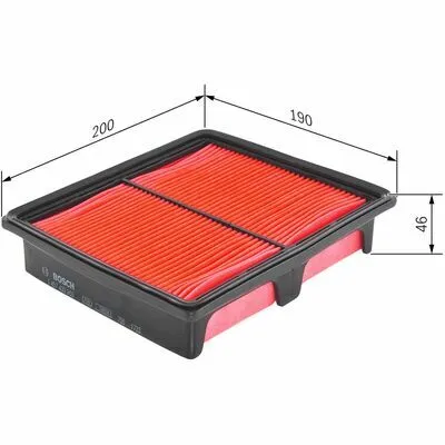 BOSCH 1 457 433 955 Filtro Aria Di Tendenza