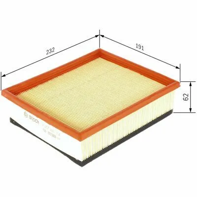 BOSCH 1 457 433 324 Filtro Aria Esclusivo