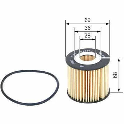 BOSCH F 026 407 093 Filtro Olio Soddisfatti O Rimborsati