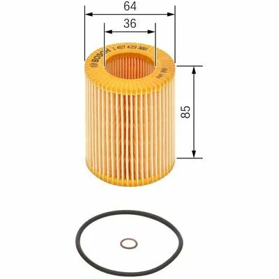 BOSCH 1 457 429 308 Filtro Olio Offerta