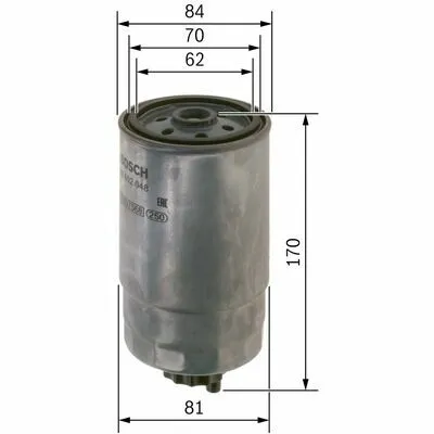 Non Perdere BOSCH F 026 402 048 Filtro Carburante