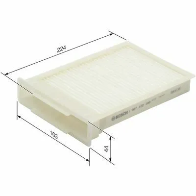 BOSCH 1 987 432 189 Filtro, Aria Abitacolo Super Prezzo