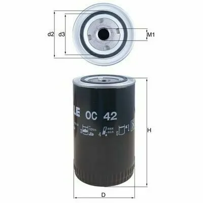 KNECHT OC 42 Filtro Olio Compra Oggi Stesso