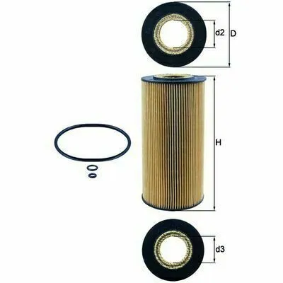 MAHLE OX 123/1D Filtro Olio Prezzo Conveniente