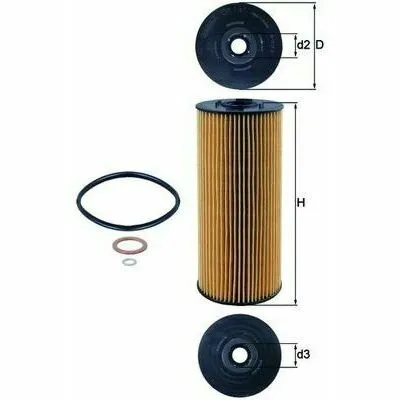 Consegna Rapida KNECHT OX 137D Filtro Olio