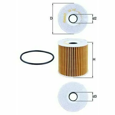 MAHLE OX 149D Filtro Olio Compra Oggi Stesso
