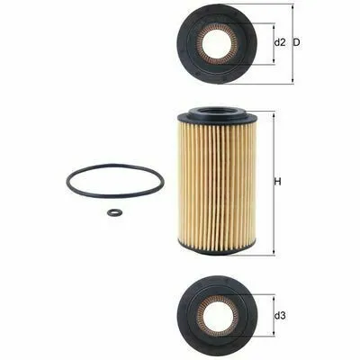 KNECHT OX 153D1 Filtro Olio Vendita Finale